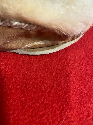 Pantofole slippers in vera pelle n.36