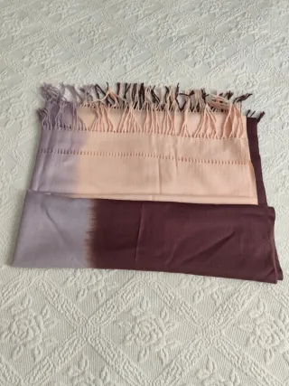 Pasmina Zara Algodón Tricolor