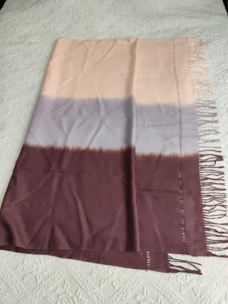 Pasmina Zara Algodón Tricolor