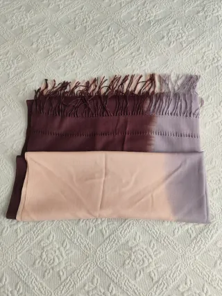 Pasmina Zara Algodón Tricolor