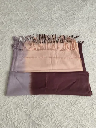 Pasmina Zara Algodón Tricolor