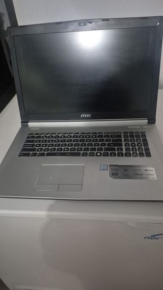 Portátil MSI 17 Negro/Plateado