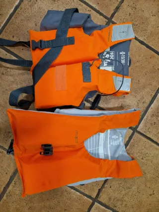 Chaleco salvavidas niño naranja