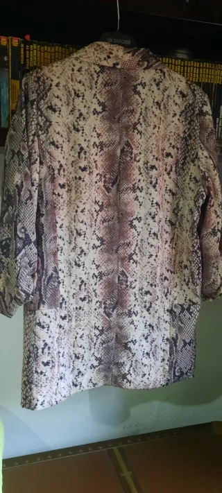 Giacca stampa pitone taglia M