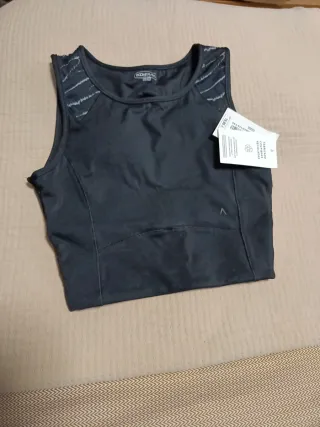 Top deportivo Boomerang gris Talla XS/36