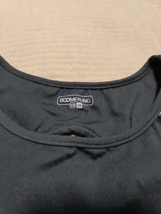 Top deportivo Boomerang gris Talla XS/36