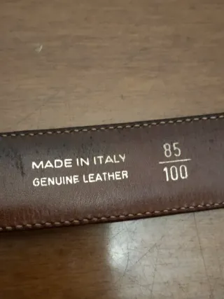 Cintura pelle vintage Frank & Daniel