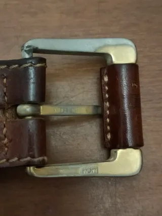 Cintura pelle vintage Frank & Daniel