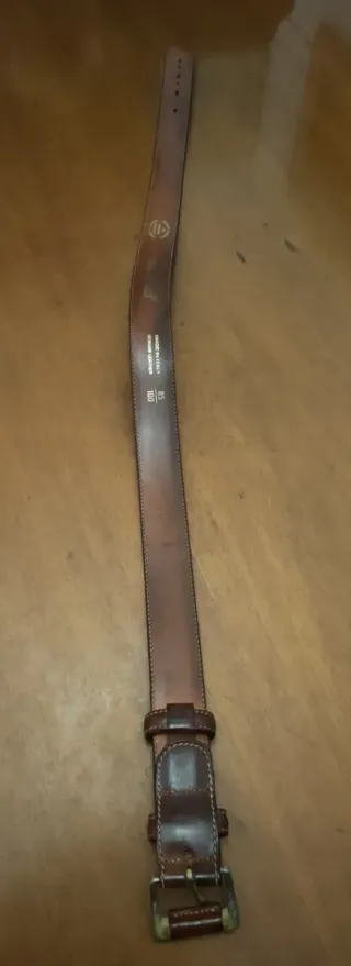 Cintura pelle vintage Frank & Daniel