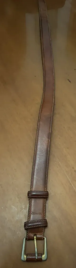 Cintura pelle vintage Frank & Daniel