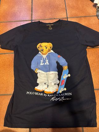 Camiseta Polo Ralph Lauren Oso Patinador Talla S