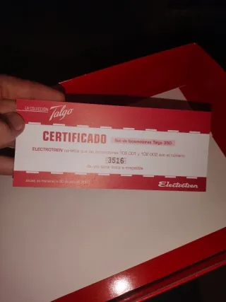 Tren a escala Electrotren AVE