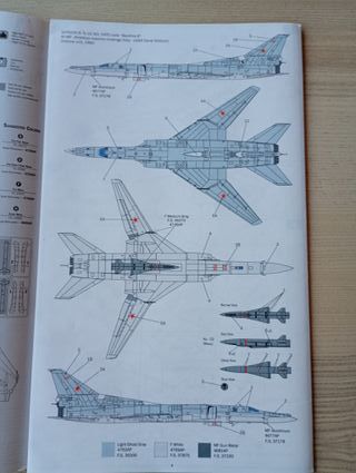 TU-22M2 BACKFIRE-B MAQUETA ITALERI 1/72