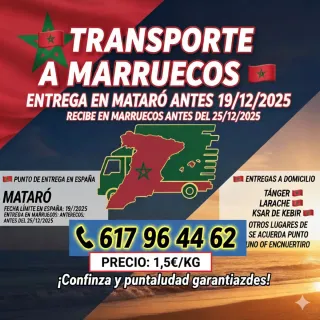 Servicio de transporte a Marruecos
