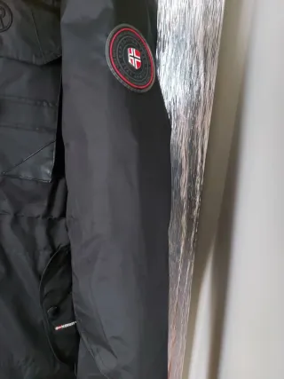 Anorak Geographical Norway Negro Hombre