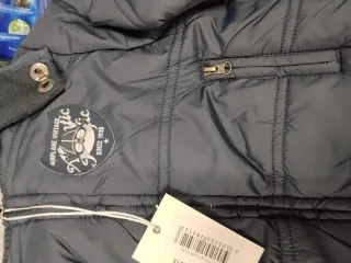 Giubbotto invernale neonato blu