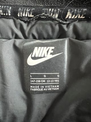 Chaqueta Puffer Nike Negra