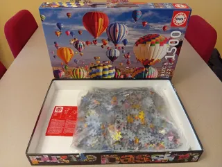 Puzzle Educa 1500 piezas Globos Aerostáticos