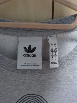 Sudadera Adidas Gris