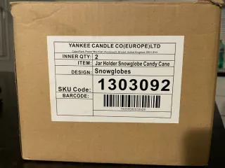 Porta candele Yankee Candle natalizio