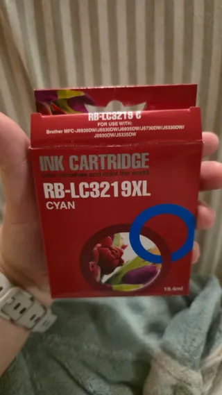 Cartucho Tinta Brother RB-LC3219XL Negro y Azul