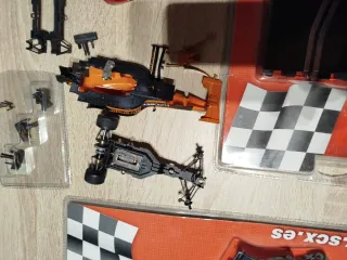 Lote Scalextric Coches usados y Pistas Nuevas