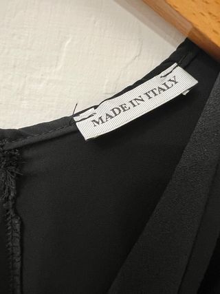 Abito Versace Nero Made in Italy