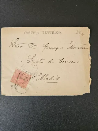 2 Sobres Antiguos Circulados