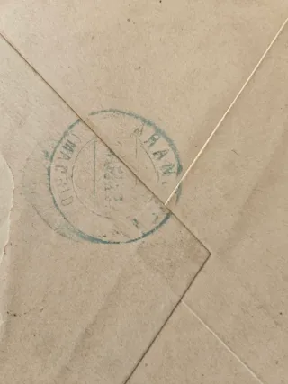 2 Sobres Antiguos Circulados