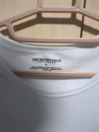 Camiseta Emporio Armani Blanca