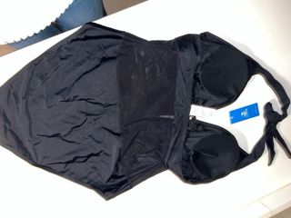 Bañador negro escote halter