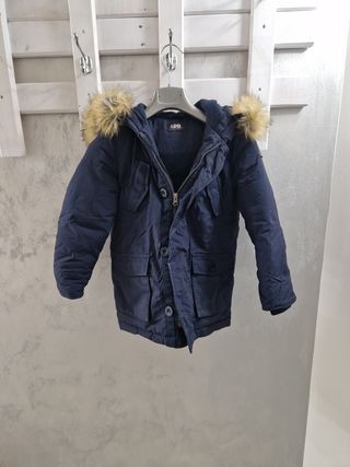 Giacca bambino blu con cappuccio