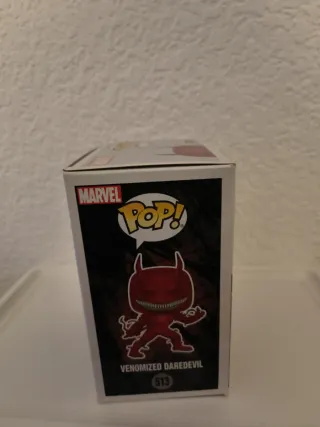 Caja VACIA Funko Pop Venomized Daredevil #513