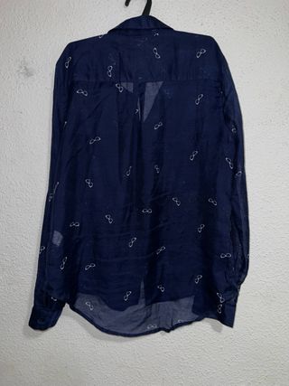 Camisa “transparente” con estampado Lefties