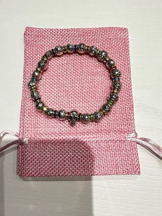 Braccialetto elasticizzato acciaio unisex