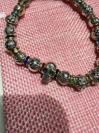 Braccialetto elasticizzato acciaio unisex