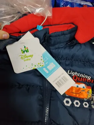 Giubbotto invernale neonata Disney Cars