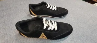 Le Coq Sportif Zapatillas Negras y Doradas