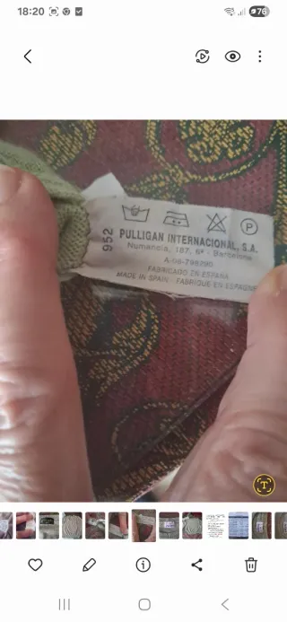 Jersey Pulligan verde claro talla M