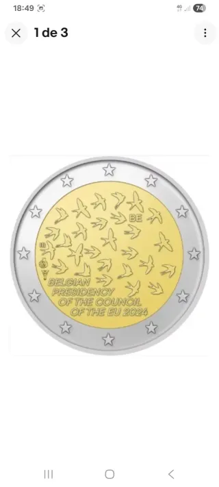 2 € 🇧🇪 BÉLGICA 2024 *SC *