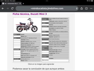 Ducati Mini 3 restaurada