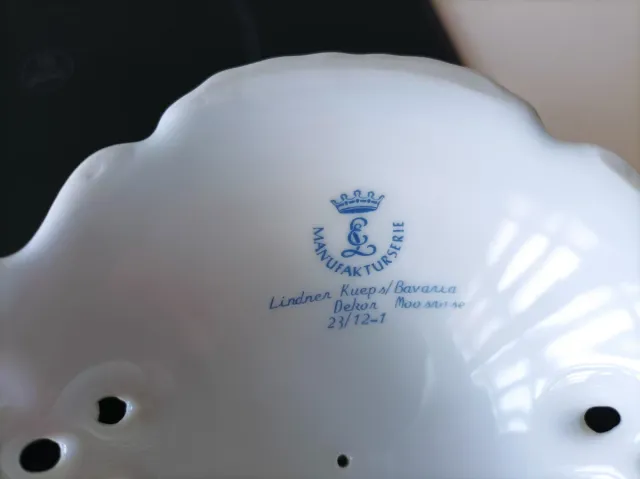 Candelabri in porcellana floreale