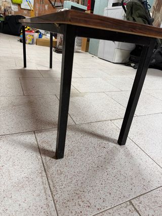 Banco antiguo de escuela