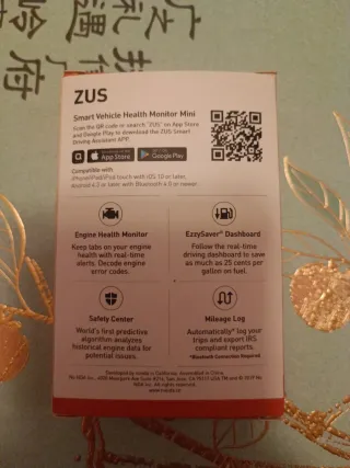 ZUS Smart Vehicle Health Monitor Mini