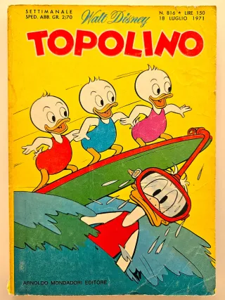 Collezione fumetti di Topolino con 535 numeri