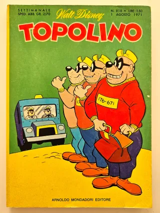 Collezione fumetti di Topolino con 535 numeri