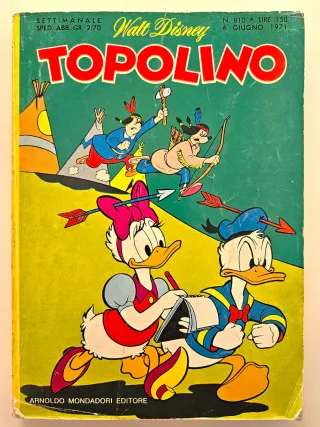 Collezione fumetti di Topolino con 535 numeri