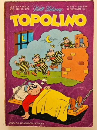 Collezione fumetti di Topolino con 535 numeri
