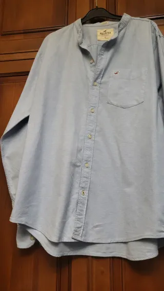 Camisa Hollister Azul Talla L