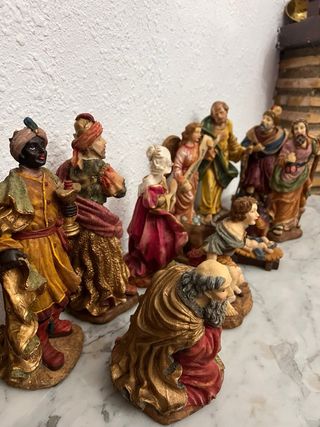 12 Figuras Belén Nacimiento Reyes Magos